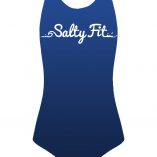 navy salty fit swim costume one piece ocean swimming