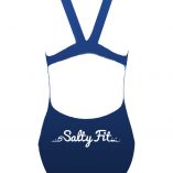 navy salty fit swim costume one piece ocean swimming